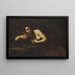 La Madeleine penitente - Cecco del Caravaggio — quadro incorniciato alla parete
