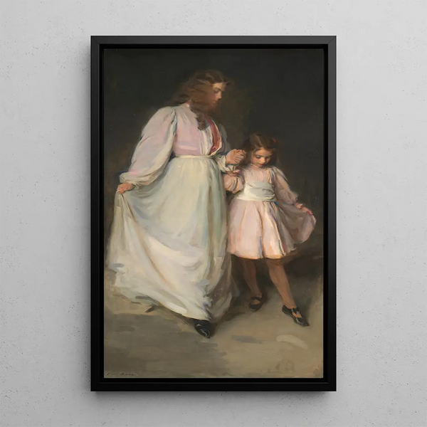 Riproduzione del dipinto Dorothea e Francesca - Cecilia Beaux