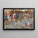 sulla spiaggia - Cecilio Pla — quadro incorniciato alla parete