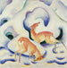 Cervo nella neve - Franz Marc — vista dell’opera