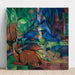 Riproduzione del dipinto Cervi nella foresta II - Franz Marc