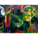 Riproduzione del dipinto Cervi nel giardino del monastero - Franz Marc