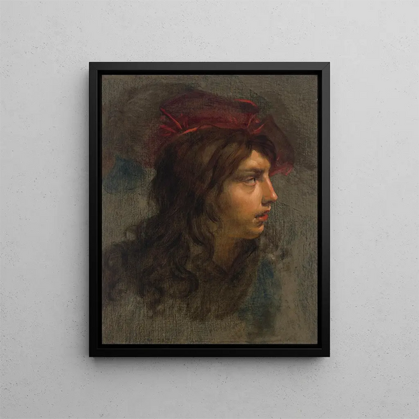 Chef d'un jeune - Cesare Dandini — quadro incorniciato alla parete