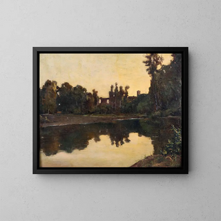 Cesare Viazzi - Paesaggio autunnale sullOrba.webp