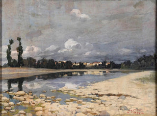 Cesare Viazzi - Paese sul fiume.webp