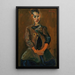 Ritratto di un giovane uomo - Chaïm Soutine — quadro incorniciato alla parete