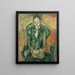 Donna seduta - Chaïm Soutine — quadro incorniciato alla parete