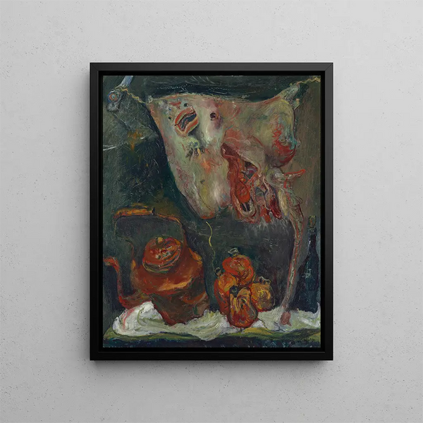 Natura morta con razze - Chaïm Soutine — quadro incorniciato alla parete