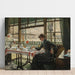 Riproduzione del dipinto Camera con vista sul porto - James Tissot