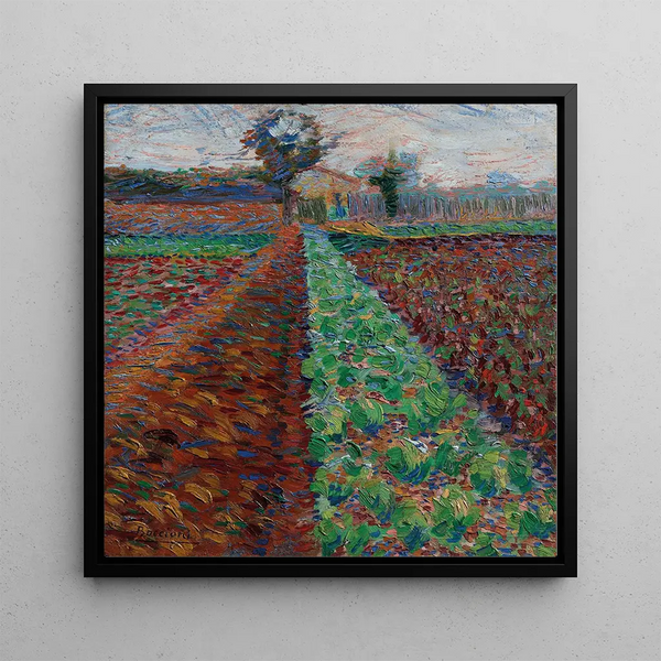 Champ avec des arbres - Umberto Boccioni