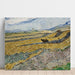 Riproduzione del dipinto Champ chiuso con contadino - Vincent van Gogh