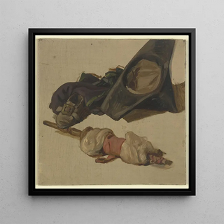 Chapeau, chaussures et fuseau - Jakob Becker