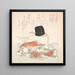 Cappello di corte e abito di corte - Kubo Shunman — quadro incorniciato alla parete