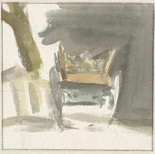 Chariot de paysan vu de derrière - Simon Andreas Krausz