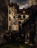 antico Hôtel-Dieu cortile di Saint-Julien-le-Pauvre - Charles Alexis Apoil — vista dell’opera