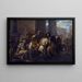 Bélisaire mendicante alle porte di Roma - Charles André van Loo — quadro incorniciato alla parete