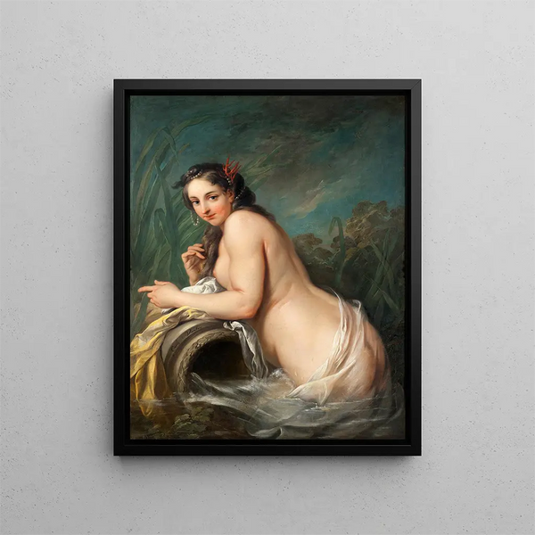 Naïade - Charles André van Loo — quadro incorniciato alla parete