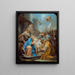 L'Adorazione dei Magi - Charles André van Loo — quadro incorniciato alla parete