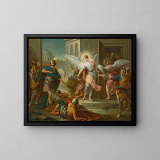 CharlesAndr van Loo - The Blinding of the Inhabitants of Sodom.webp