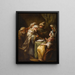 Le contrat de mariage - Charles André van Loo — quadro incorniciato alla parete