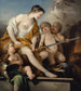 Venere e Cupidi con le braccia di Marte - Charles André van Loo — vista dell’opera