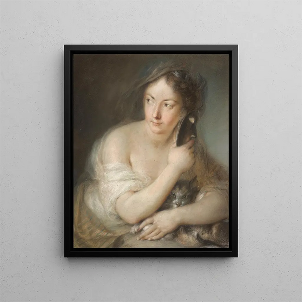 La Malice - Charles-Antoine Coypel — quadro incorniciato alla parete