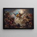 La Destruction du palais d'Armide - Charles-Antoine Coypel — quadro incorniciato alla parete