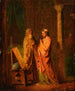 Architetto che presenta un progetto di costruzione - Charles-Auguste Herb — vista dell’opera