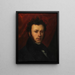 Autoritratto - Charles-Auguste Herb — quadro incorniciato alla parete