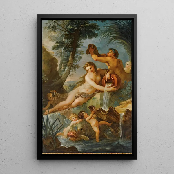 La Source - Charles-Joseph Natoire — quadro incorniciato alla parete