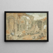L'interno del Colosseo con pastori e animali - Charles-Joseph Natoire — quadro incorniciato alla parete