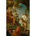 Riproduzione del dipinto Psyché che ottiene l'elisir di bellezza di Proserpina - Charles-Joseph Natoire