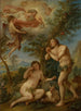 La reprimenda di Adamo ed Eva - Charles-Joseph Natoire — vista dell’opera