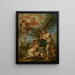 La reprimenda di Adamo ed Eva - Charles-Joseph Natoire — quadro incorniciato alla parete