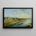 Passy e Chaillot visti da Grenelle - Charles-Léopold Grevenbroeck — quadro incorniciato alla parete