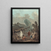 Matrimonio nel villaggio di Noce de Village - Charles-Melchior Descourtis — quadro incorniciato alla parete