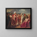 Achille che presenta il prezzo della saggezza a Nestor - Charles-Philippe Auguste Larivière — quadro incorniciato alla parete