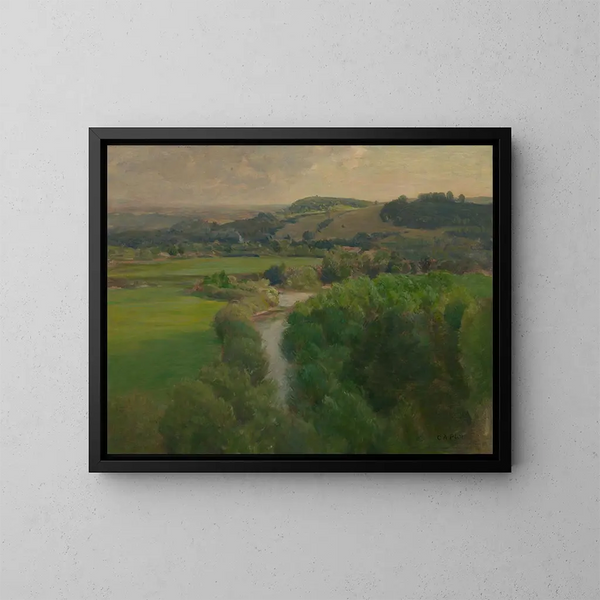 Paesaggio cornouaillais - Charles Adams Platt — quadro incorniciato alla parete