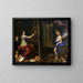 Allegoria della pittura - Charles Alphonse Du Fresnoy — quadro incorniciato alla parete