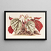 Begonia eximia - Charles Antoine Lemaire — quadro incorniciato alla parete