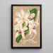 Cattleya amethystoglossa - Charles Antoine Lemaire — quadro incorniciato alla parete