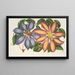 Clematis patens var. atropurpurea et violacea - Charles Antoine Lemaire — quadro incorniciato alla parete