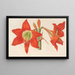 Hippeastrum Amaryllis pyrrochroum - Charles Antoine Lemaire — quadro incorniciato alla parete