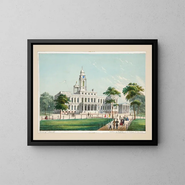 Hôtel de ville - Charles Autenrieth — quadro incorniciato alla parete