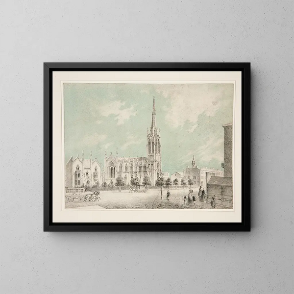 Chiesa della Grazia - Charles Autenrieth — quadro incorniciato alla parete