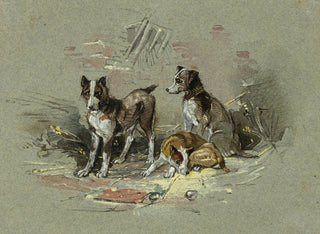 Charles B Newhouse - Three Dogs in an Alley.webp