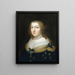Ritratto di Anna d'Asburgo - Charles Beaubrun — quadro incorniciato alla parete