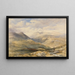 Paesaggio delle Highlands con personaggi - Charles Bentley — quadro incorniciato alla parete