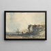 Vista sulla costa a Deal - Charles Bentley — quadro incorniciato alla parete