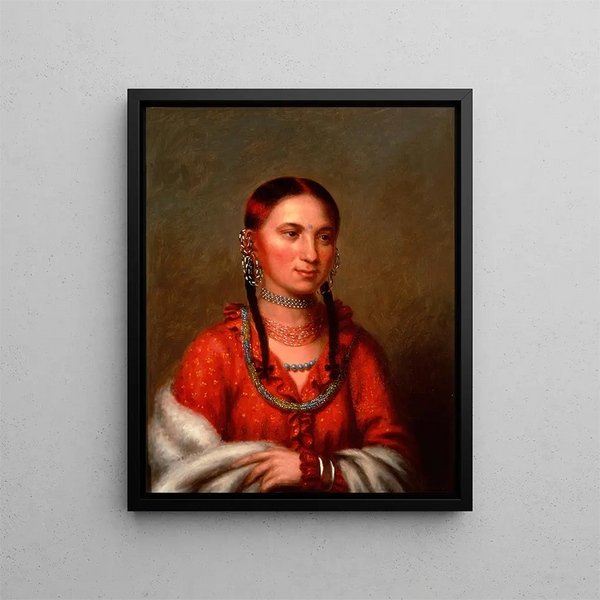 Hayne Hudjihini Eagle of Delight Oto - Charles Bird King — quadro incorniciato alla parete